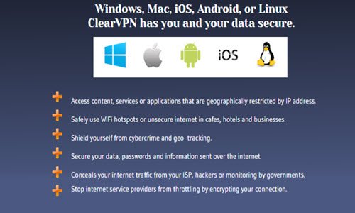 ClearVPN Features