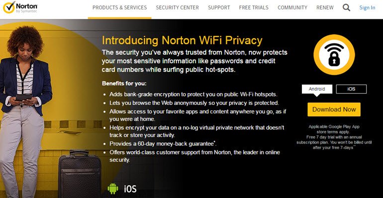 New Norton VPN is there to save you from public Wifi problems