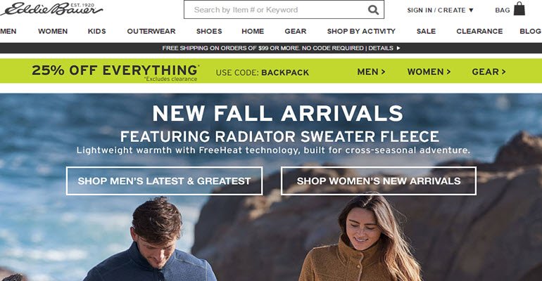 All Eddie Bauer Stores Infected by Malware in U.S, Canada
