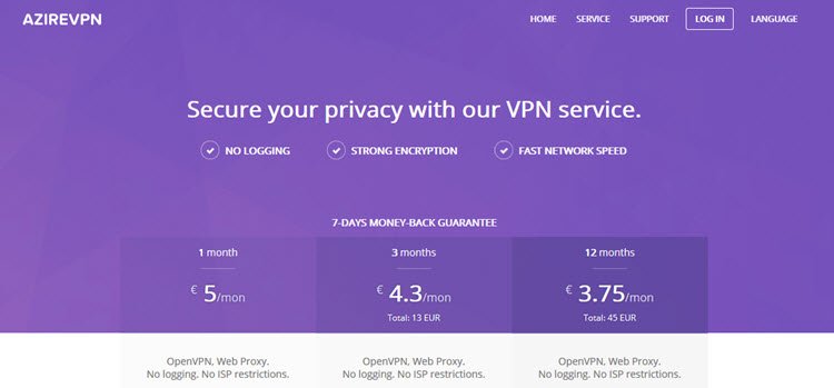AzireVPN Review